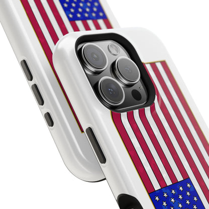 New Glory American Flag (Gold Edge Edition) - Magnetic Phone Case