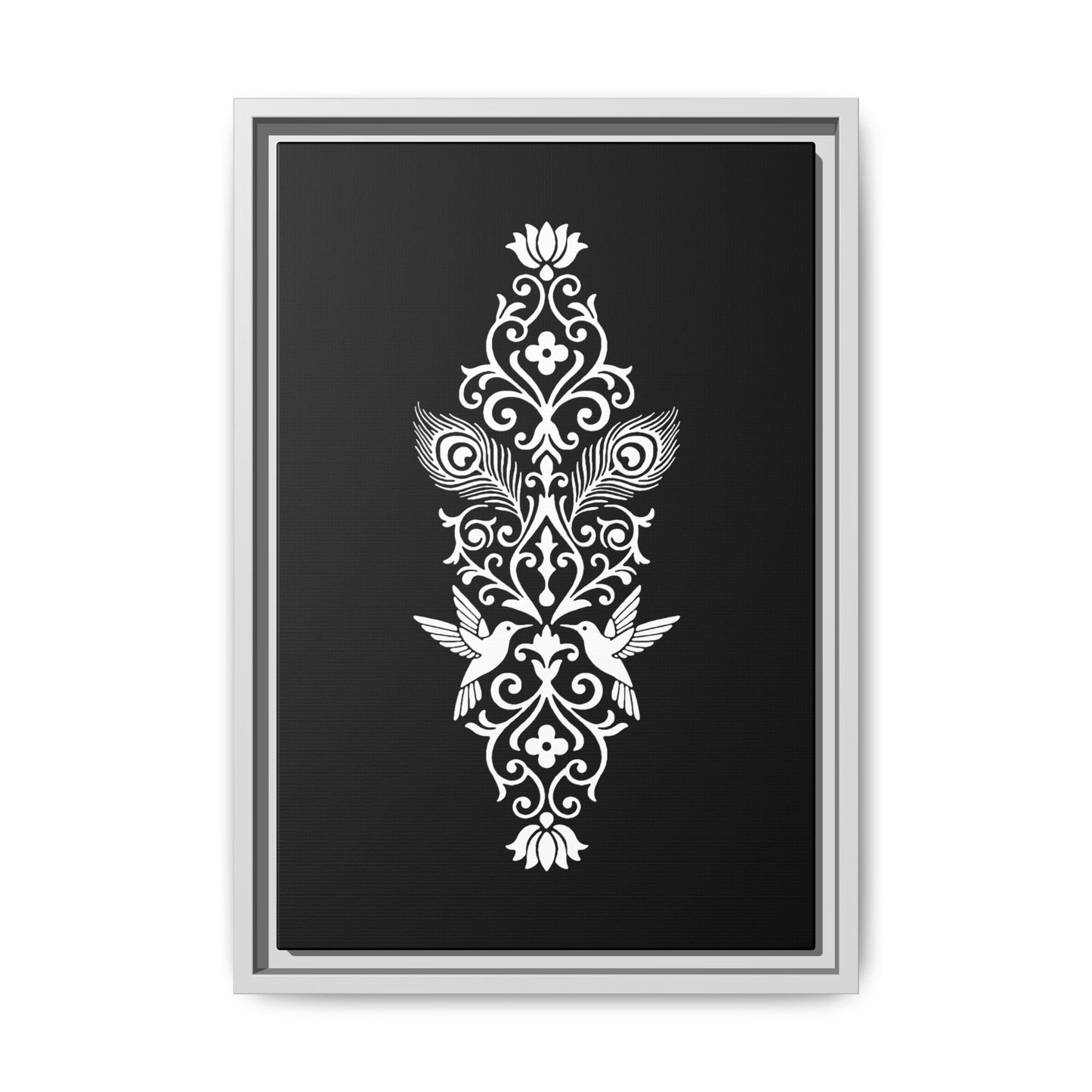 Hummingbird Soulmates - Framed Canvas
