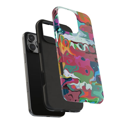 Colorful Abstract Marble - Phone Case