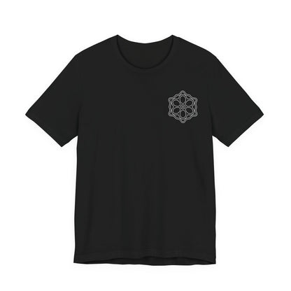 Unisex Boho Mandala Tee, Relaxed Fit Cotton Shirt, Perfect for Yoga Lovers, Meditation, Gift for Her, Vacation Wear, Everyday Comfort