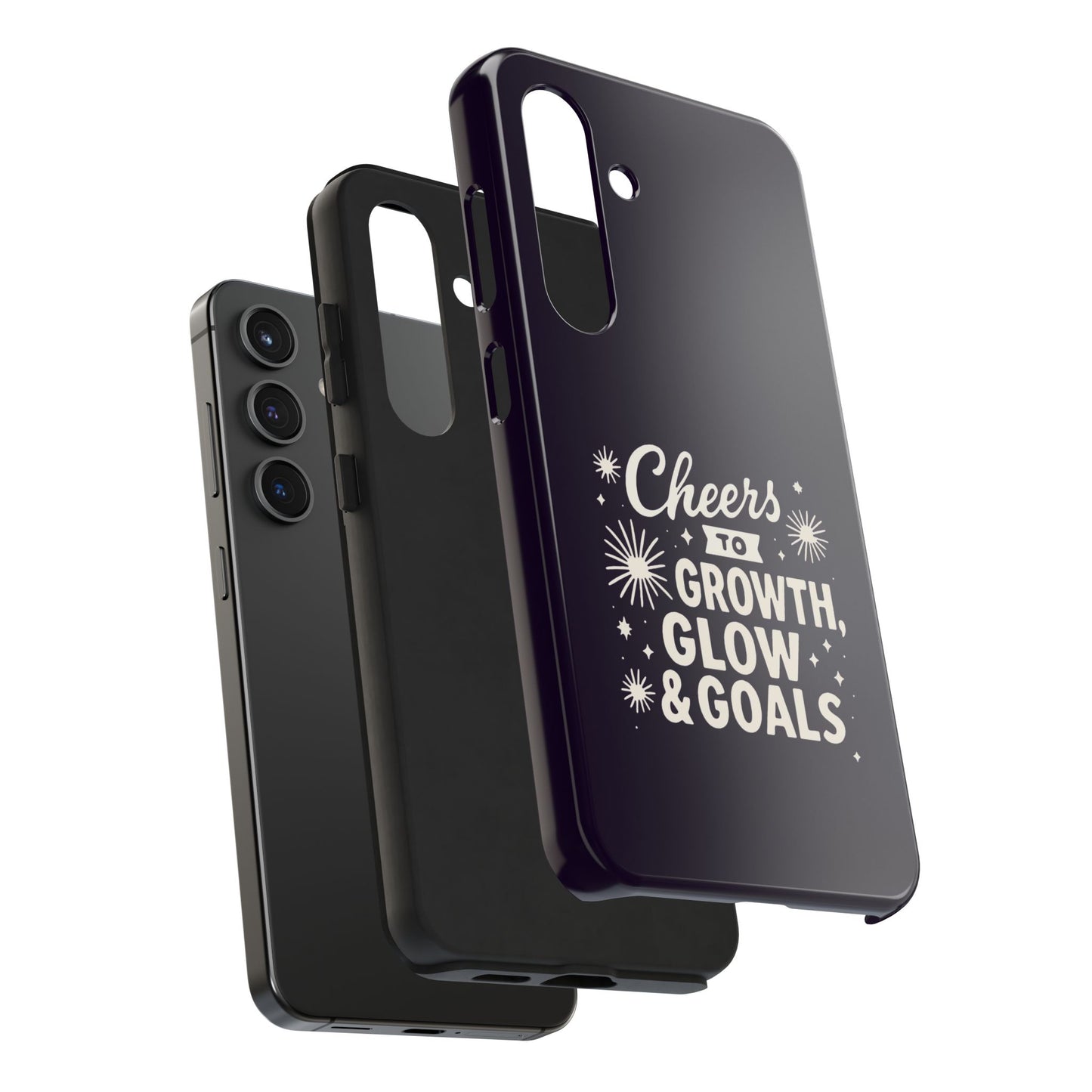 Cheers to Growth, Glow & Goals - Phone Case