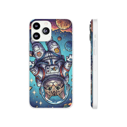 Astronaut Cat - Flexi Phone Case