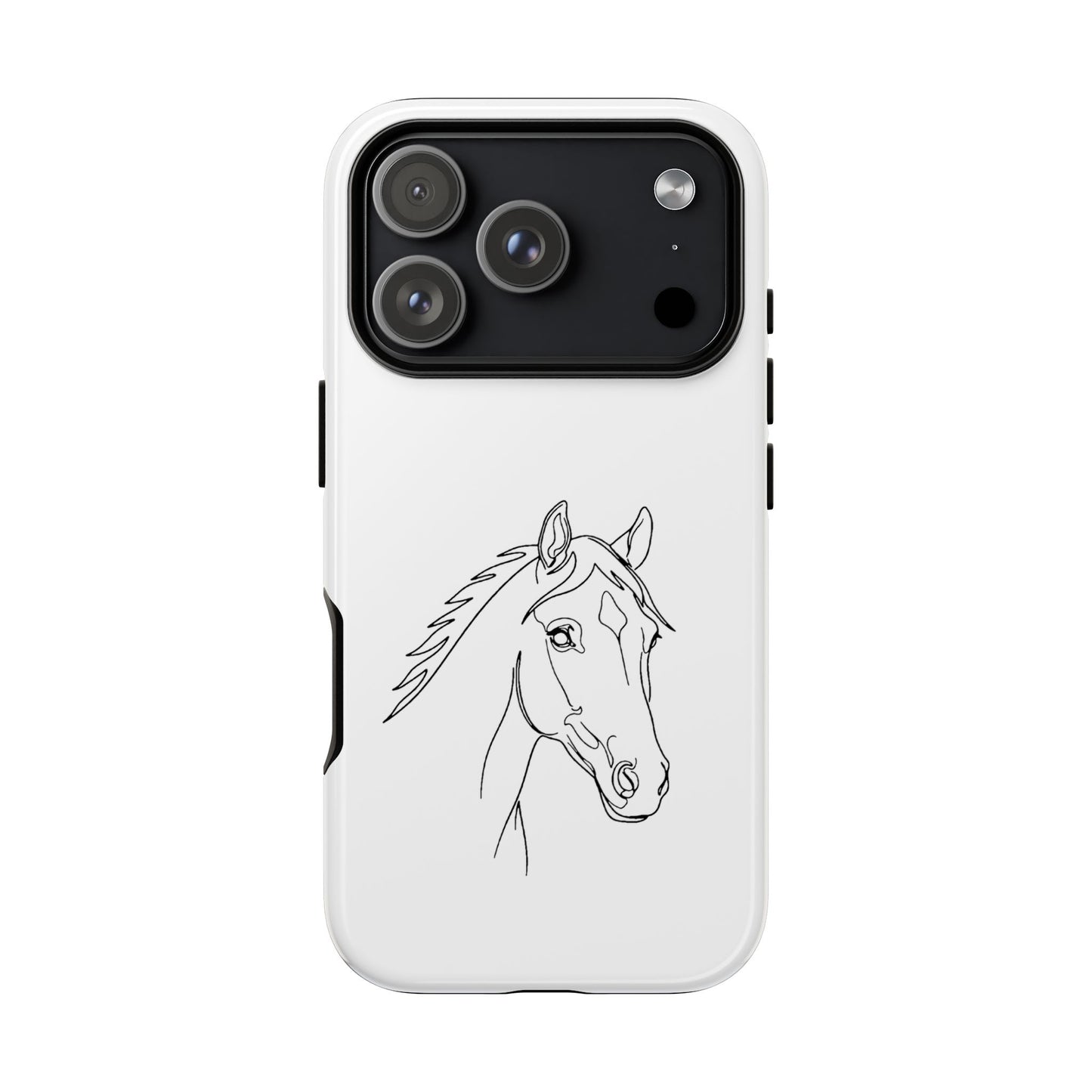 Horse Portrait Sketch - Tough Phone Case