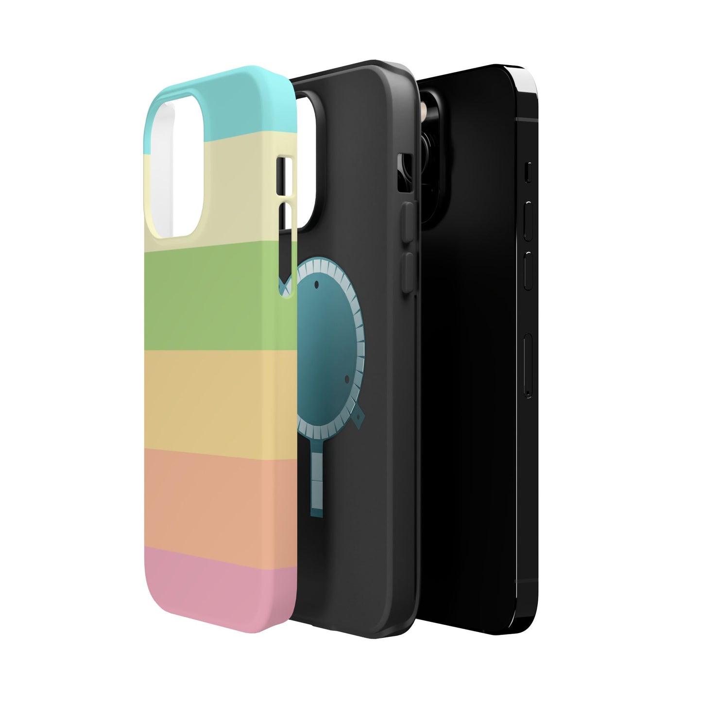 Pastel Stripes - Magnetic Phone Cover