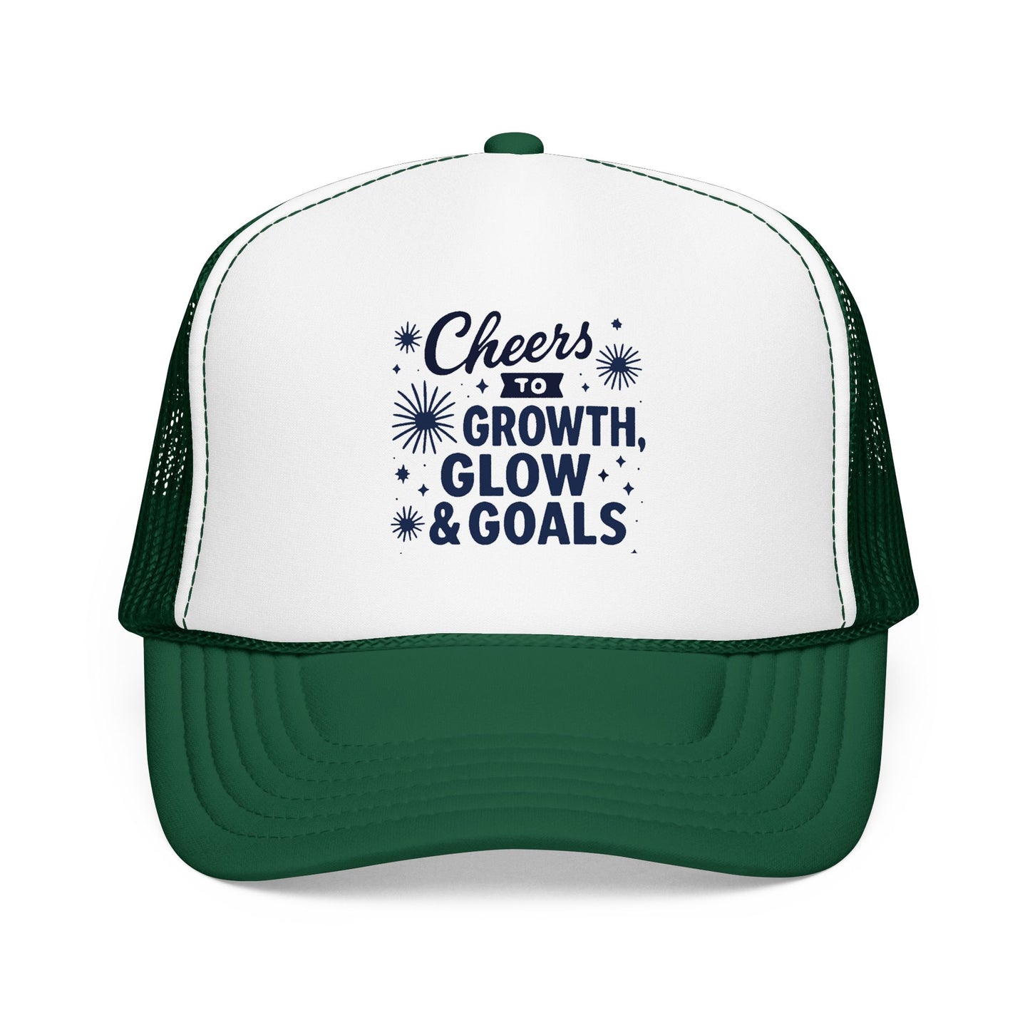 Cheers to Growth, Glow & Goals - Cap