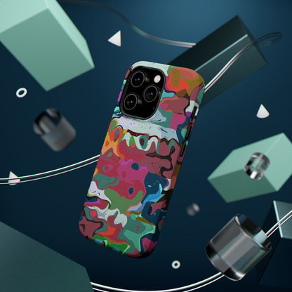 Colorful Abstract Marble - Magnetic Phone Case