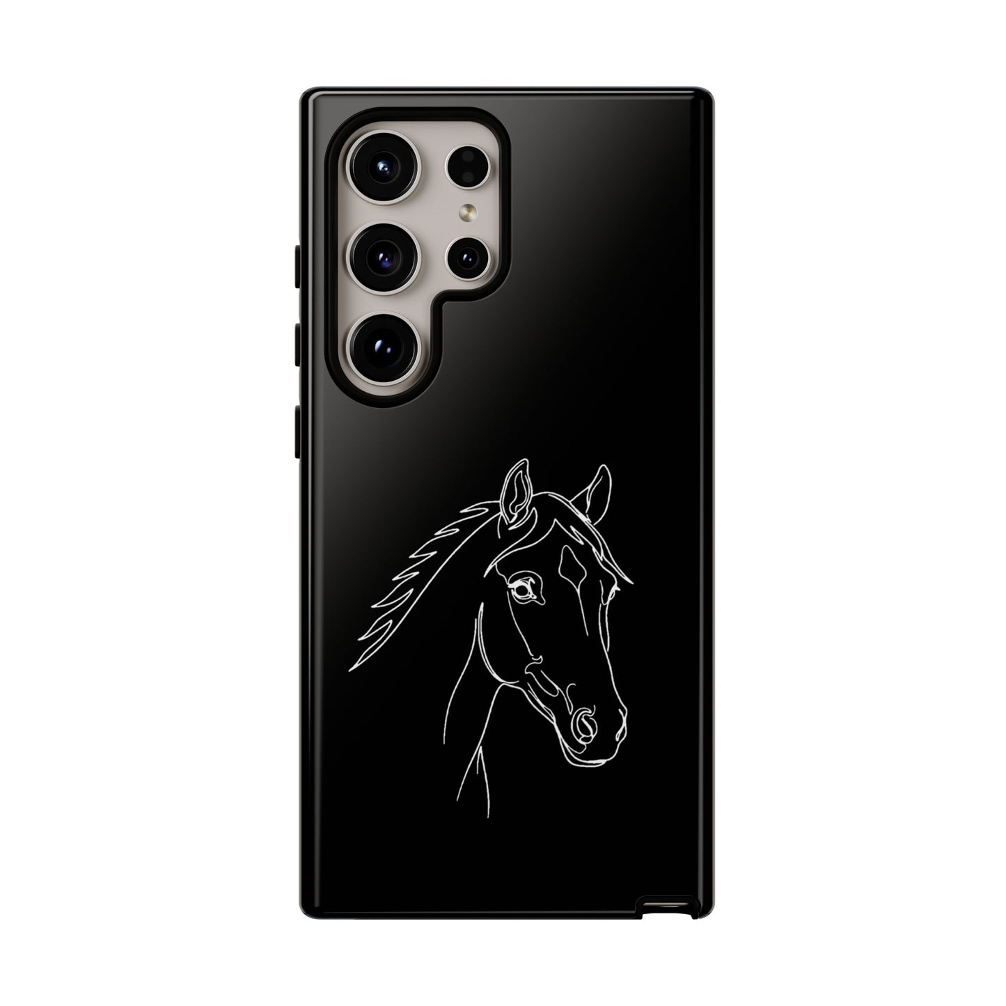 Horse Portrait Sketch - Tough Phone Case
