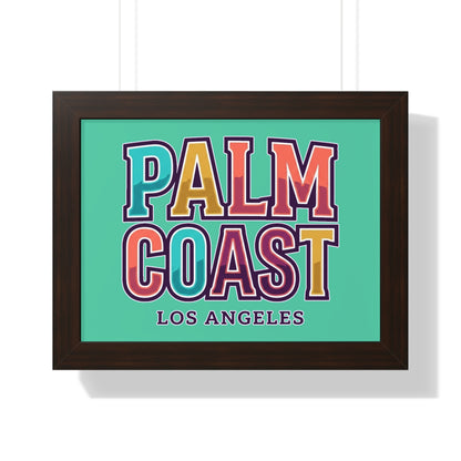 Palm Coast - Los Angeles - Framed Poster