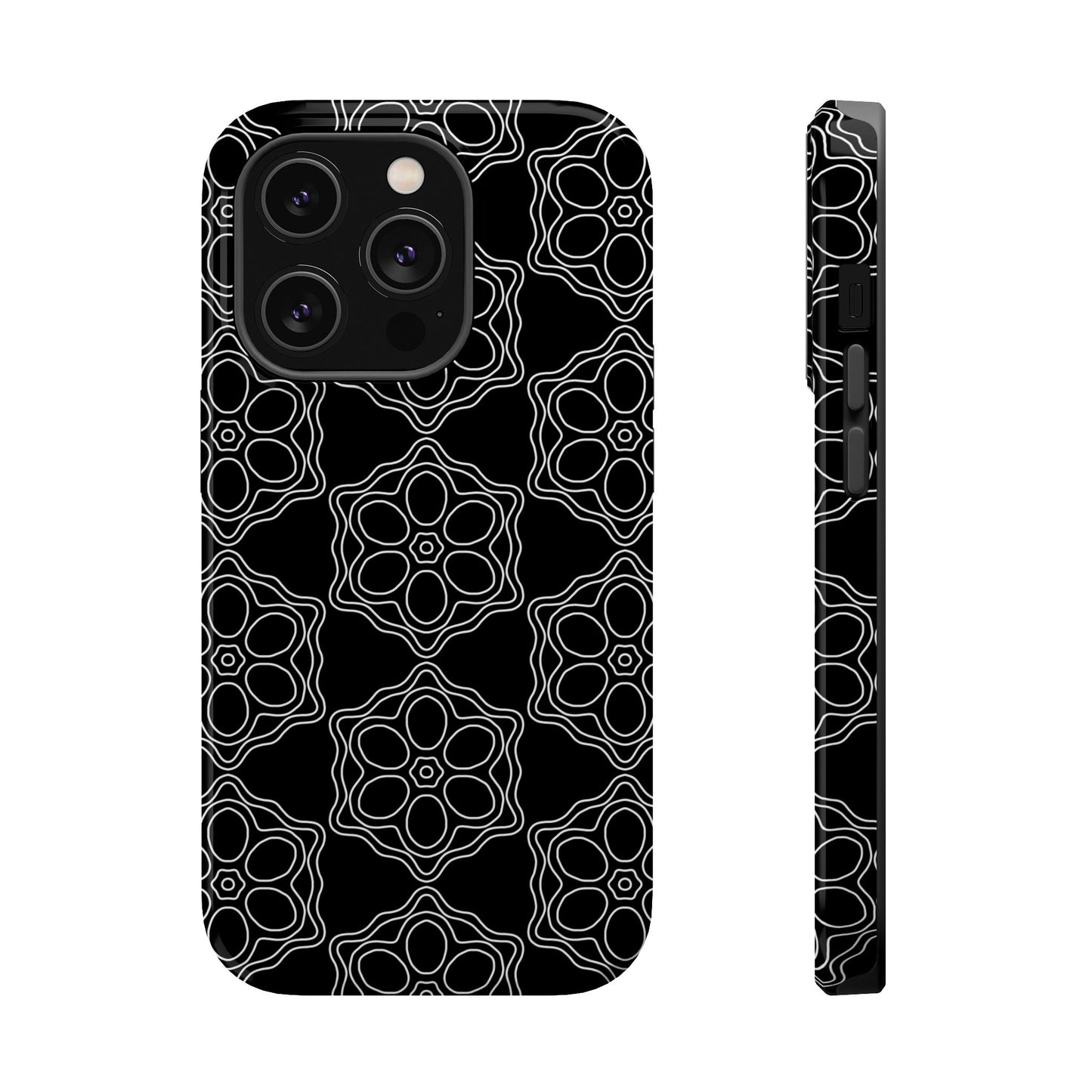 Geometric Sacred Flower - Magnetic Phone Case