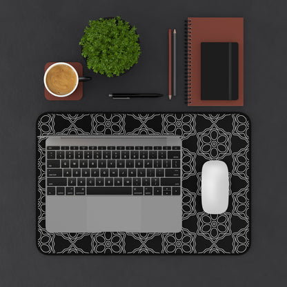 Geometric Sacred Flower - Desk Mat