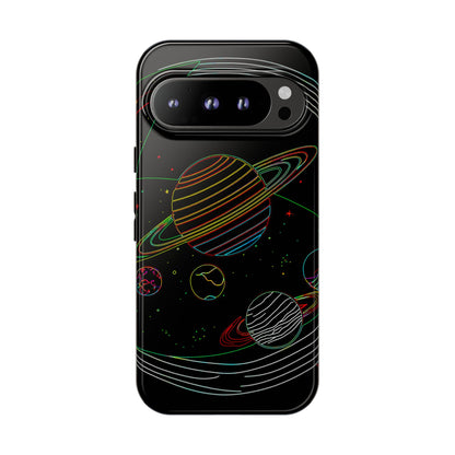 Galactic Tough Phone Case, Starry Space Protection, Unique Gift for Astronomers, Celestial Accessories, Trendy Space Lovers