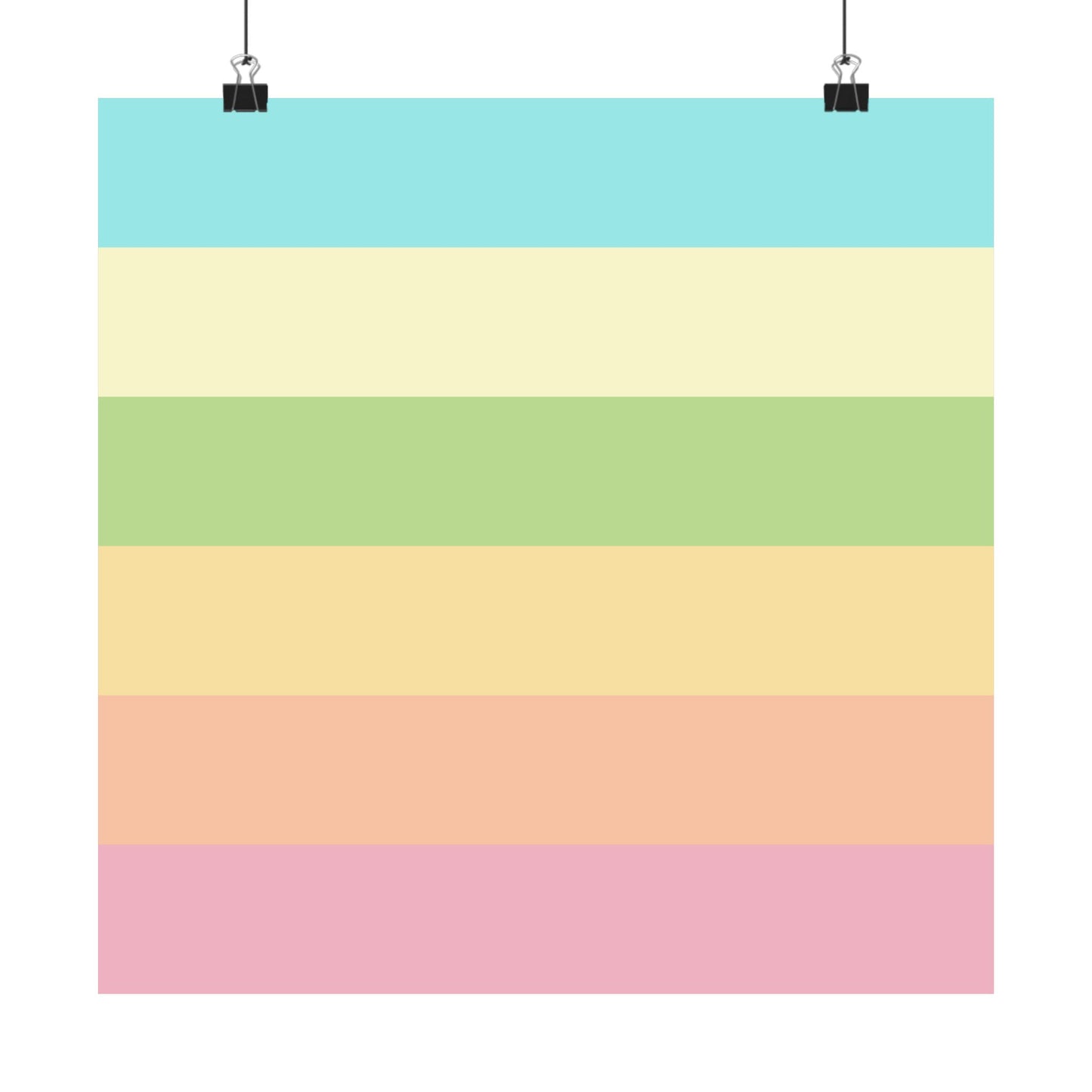 Pastel Stripes - Poster