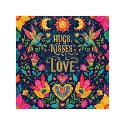 Hugs, Kisses & Love - Sticker