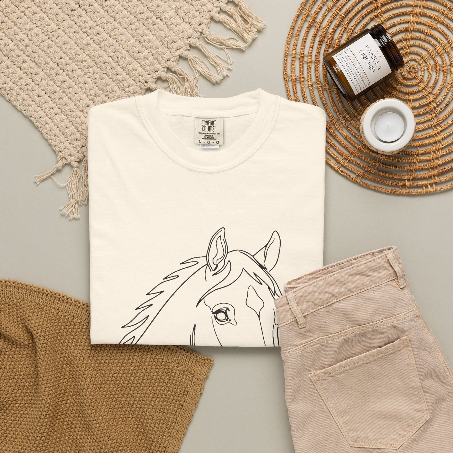 Horse Portrait Sketch - T‑Shirt