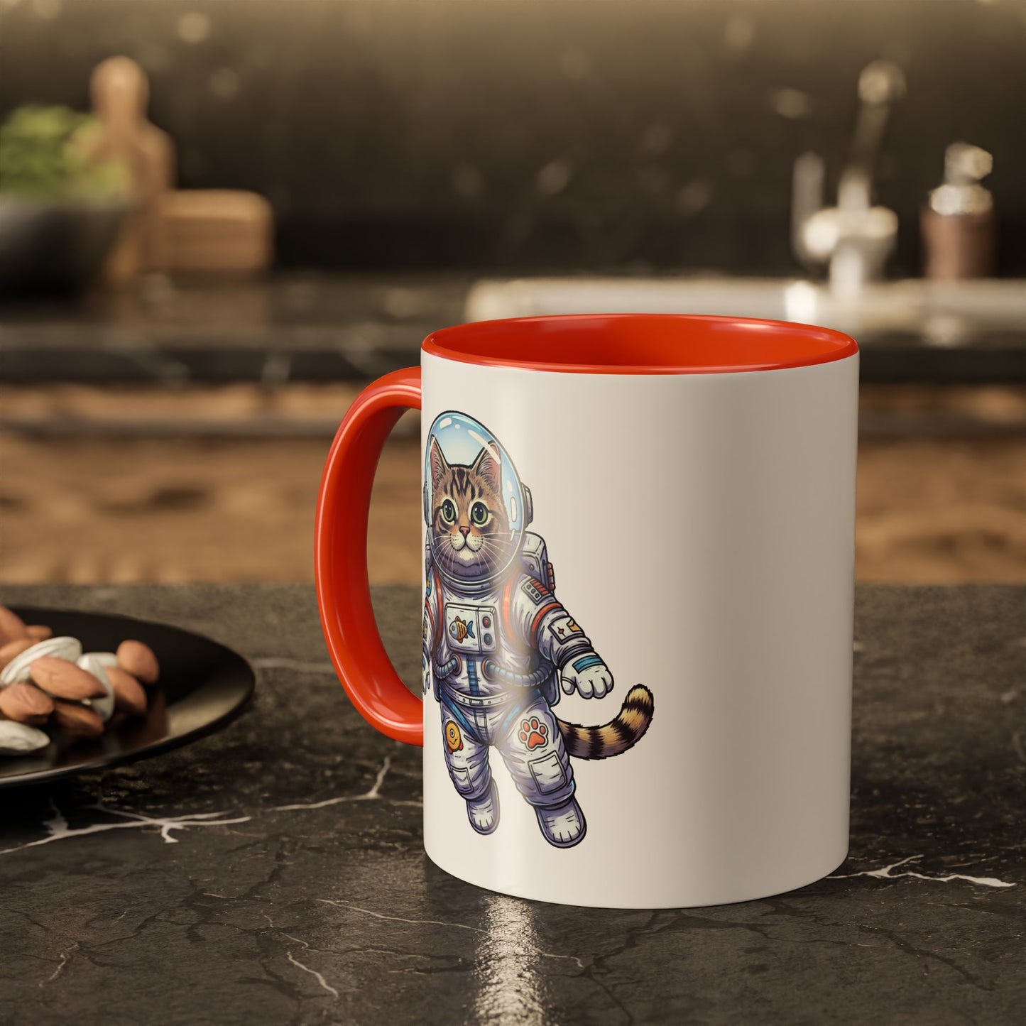 Astronaut Cat - Colorful Mug