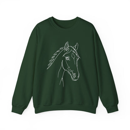 Horse Portrait Sketch - Sweatshirt