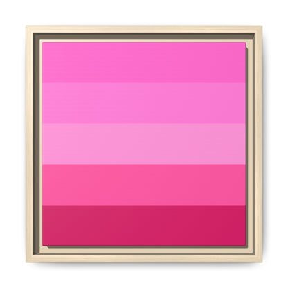 Valentine Rose Colors - Framed Canvas