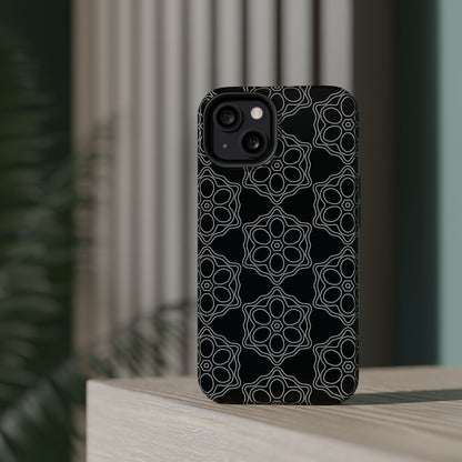 Geometric Sacred Flower - Magnetic Phone Case