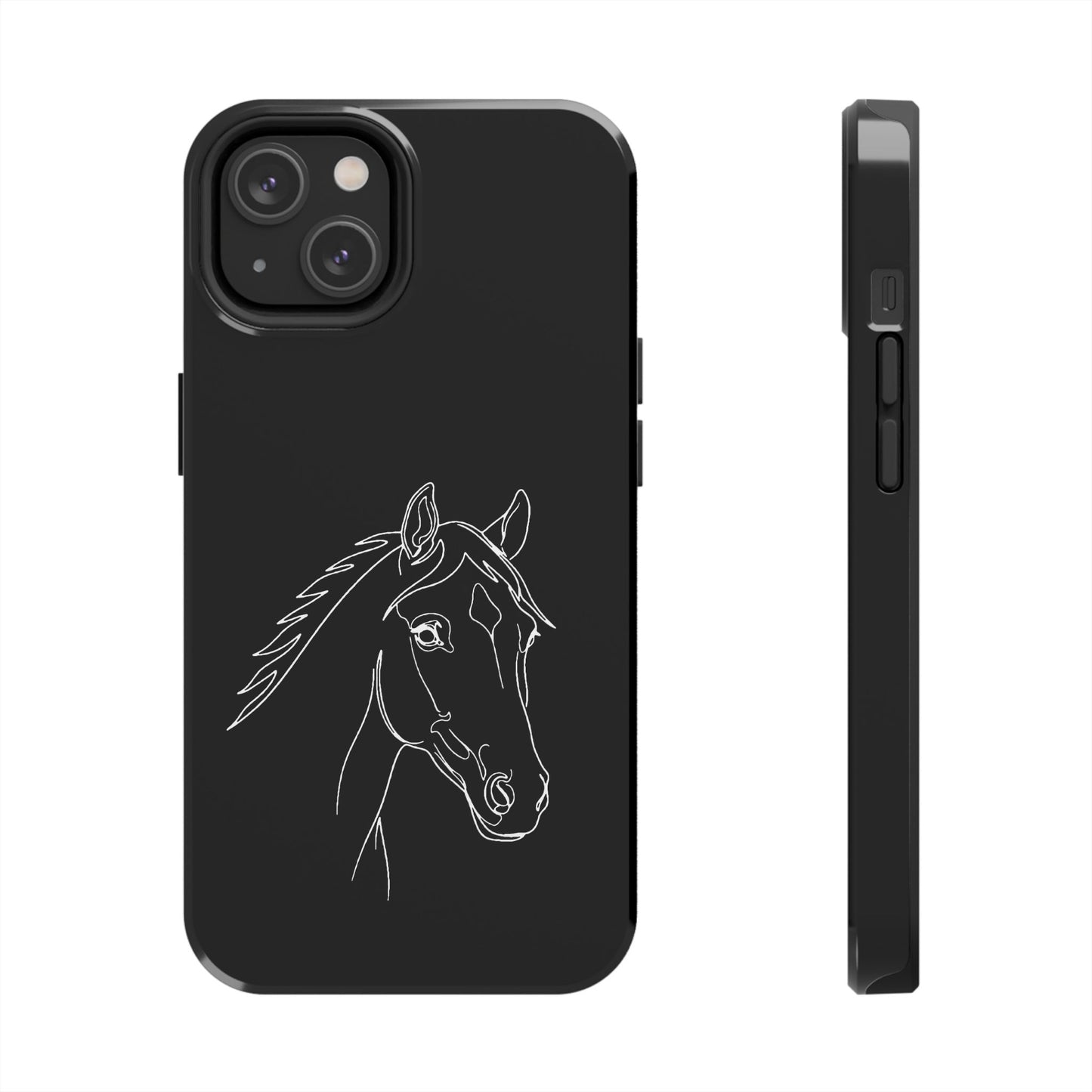 Horse Portrait Sketch - Phone Case