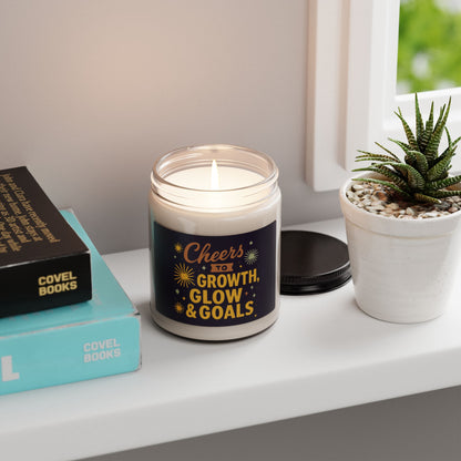 Cheers to Growth, Glow & Goals - Scented Candle