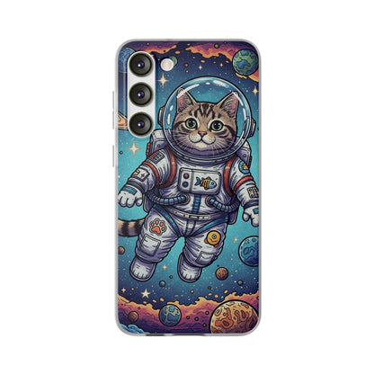 Astronaut Cat - Flexi Phone Case