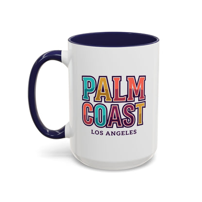 Palm Coast - Los Angeles - Color Accent Mug