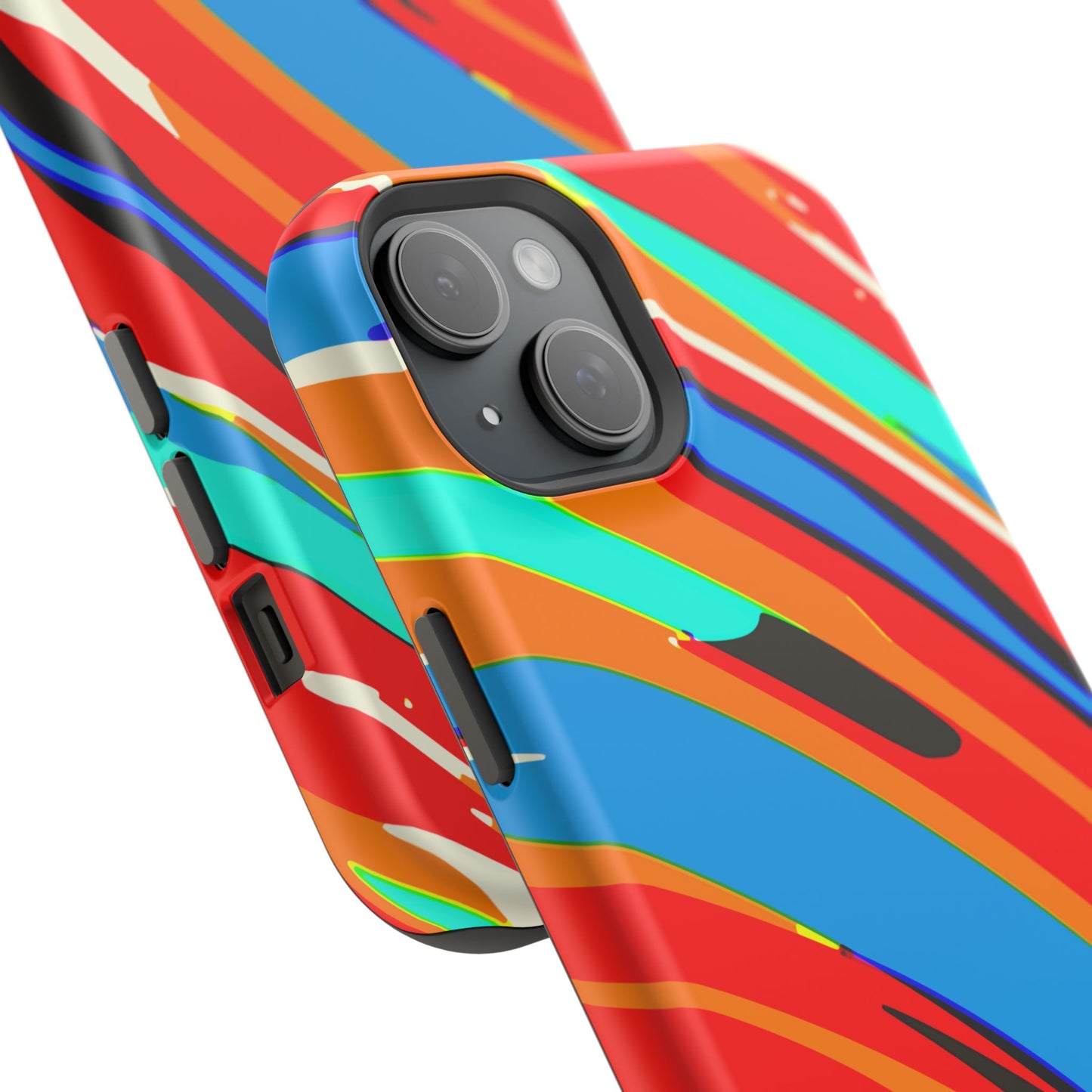 Abstract Rainbow Swirl Arc - Magnetic Phone Case