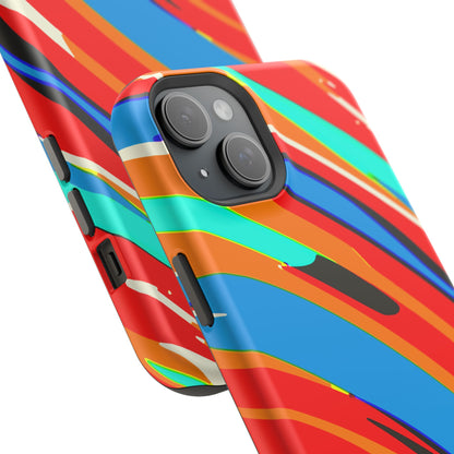 Abstract Rainbow Swirl Arc - Magnetic Phone Case