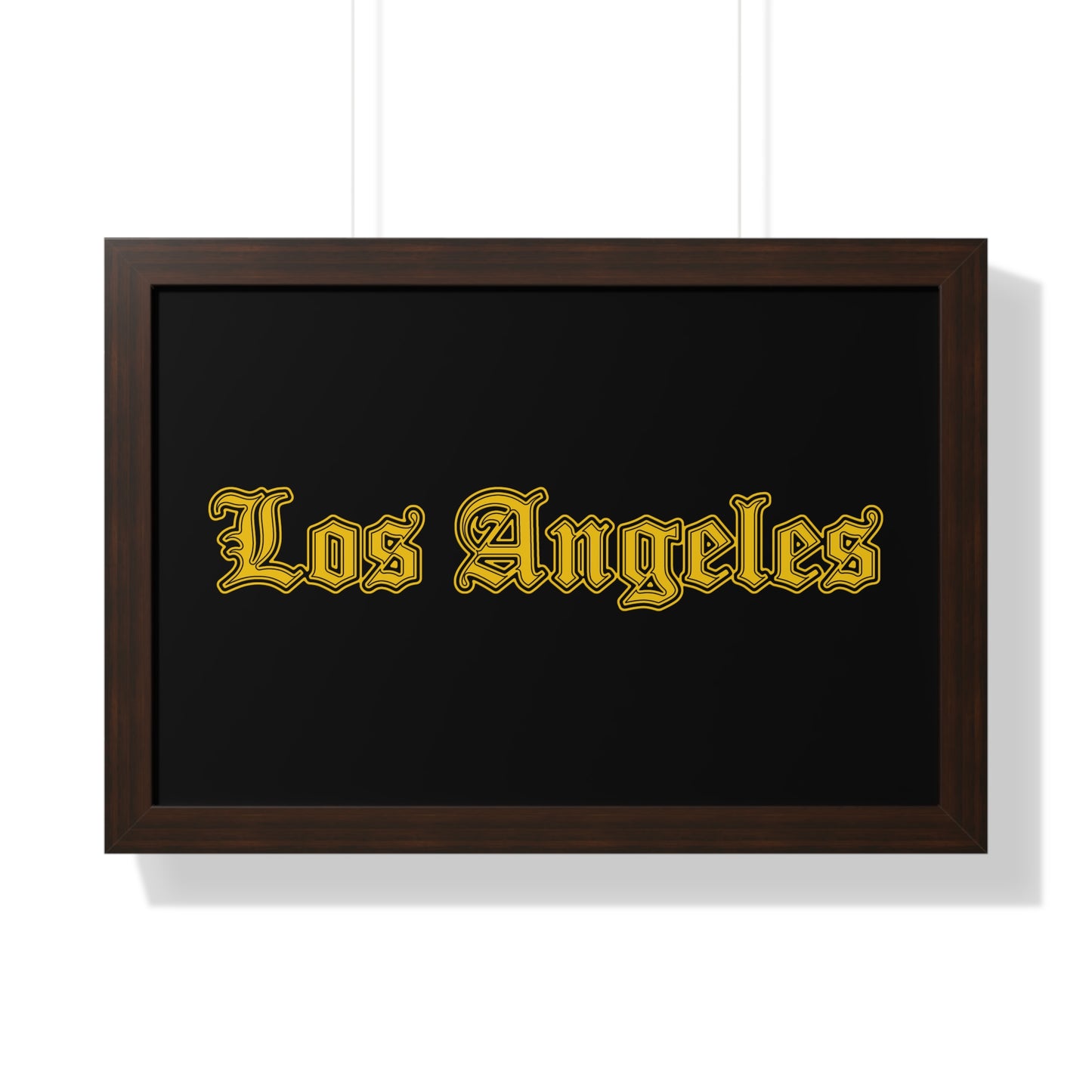 Los Angeles - Golden Edition - Framed Poster