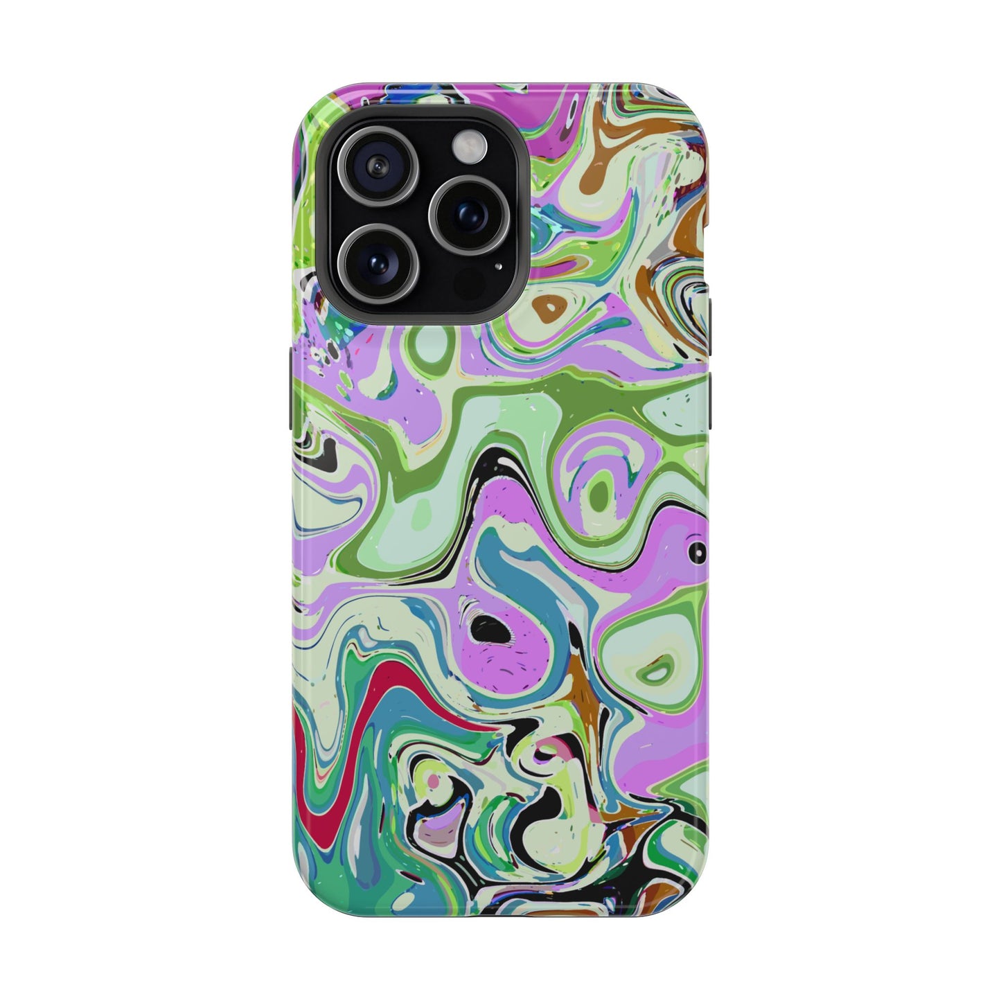 Vibrant Multi‑Color Swirl - Magnetic Phone Case