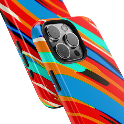 Abstract Rainbow Swirl Arc - Phone Case