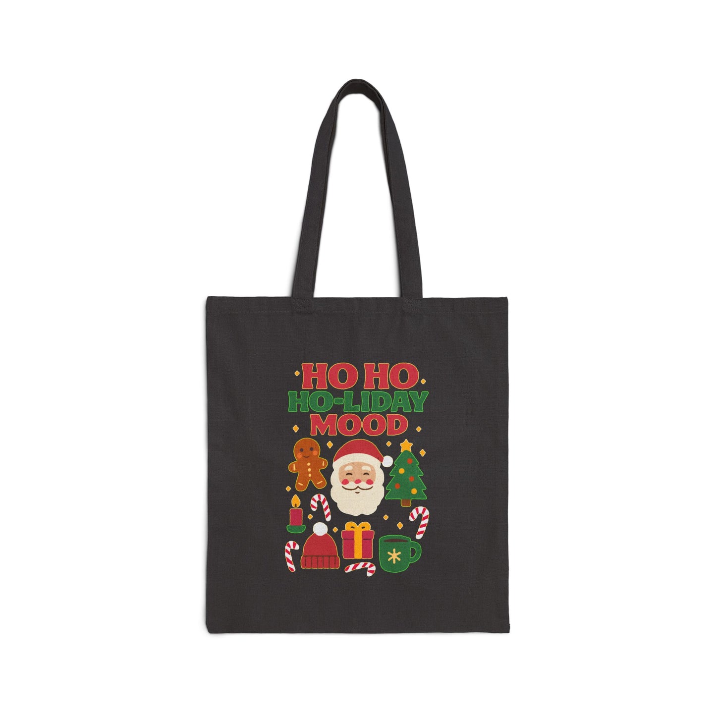 Holiday Tote Bag, Christmas Gift, Eco-Friendly Shopping, Santa Theme, Merry Christmas, Reusable Bag