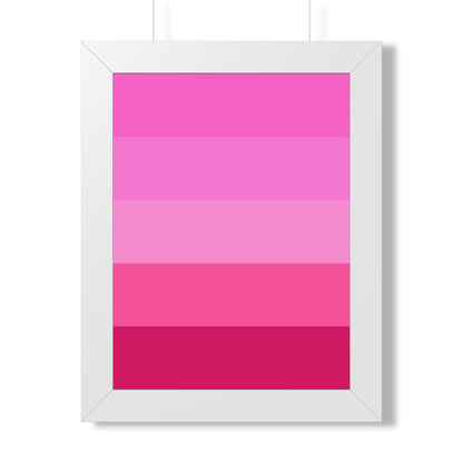 Valentine Rose Colors - Framed Poster