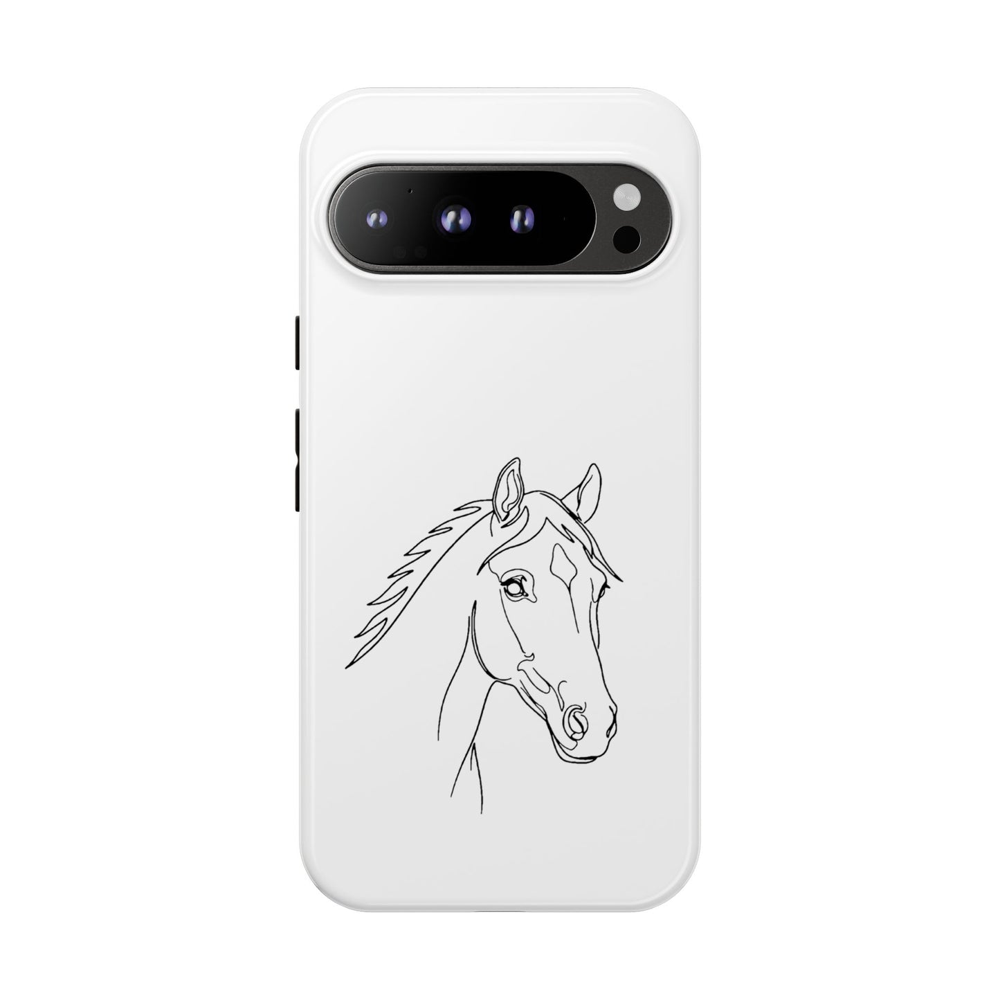 Horse Portrait Sketch - Tough Phone Case