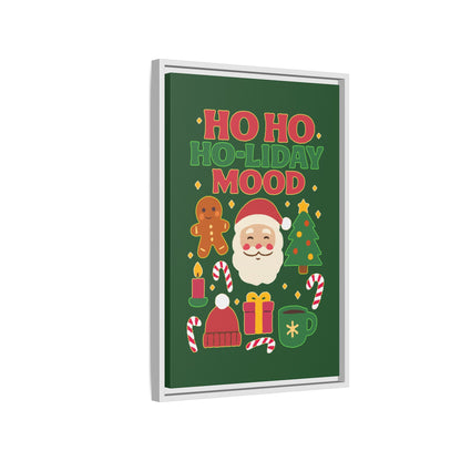 Ho Ho Ho-liday Mood - Framed Canvas