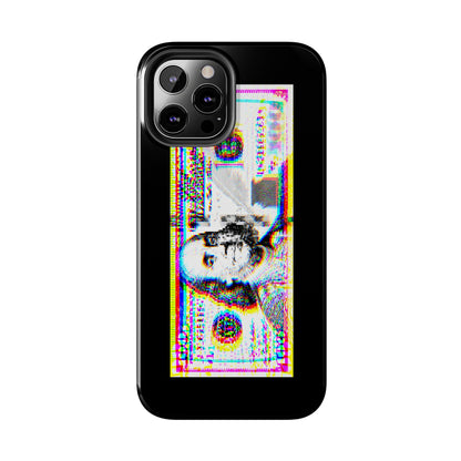 100 Dollars Bill - Neon Color Explosion - Phone Case