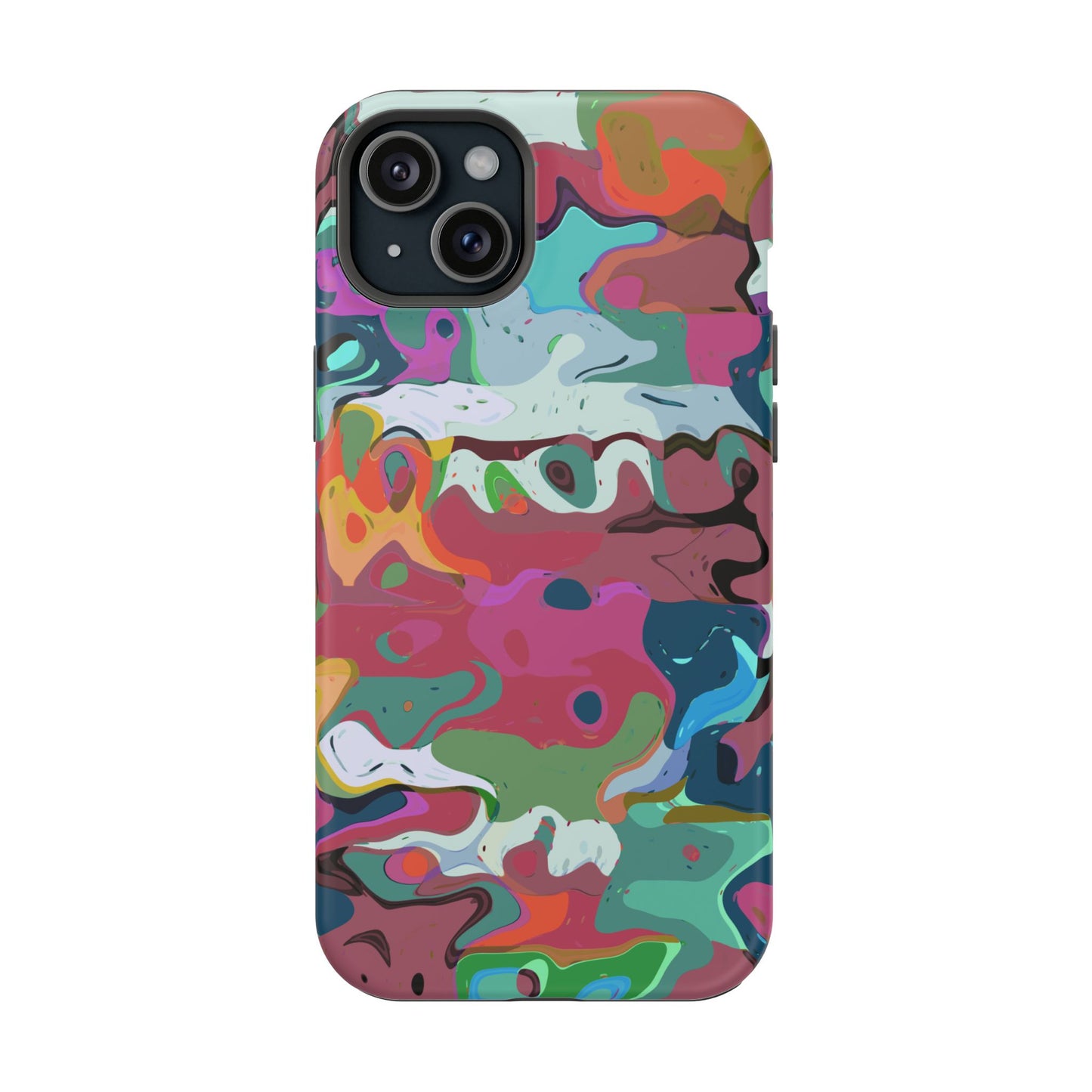 Colorful Abstract Marble - Magnetic Phone Case