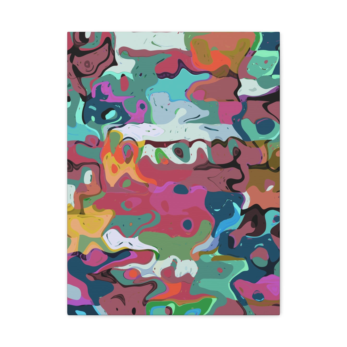 Colorful Abstract Marble - Canvas