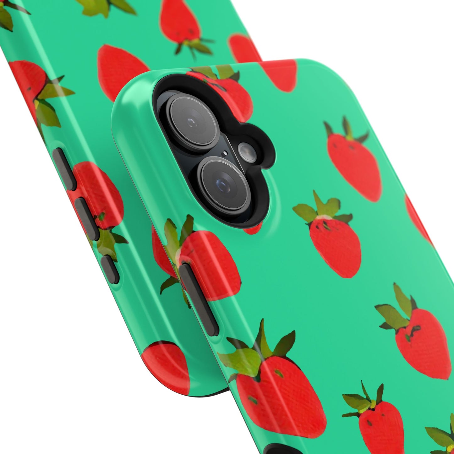Strawberry Pattern - Magnetic Phone Case