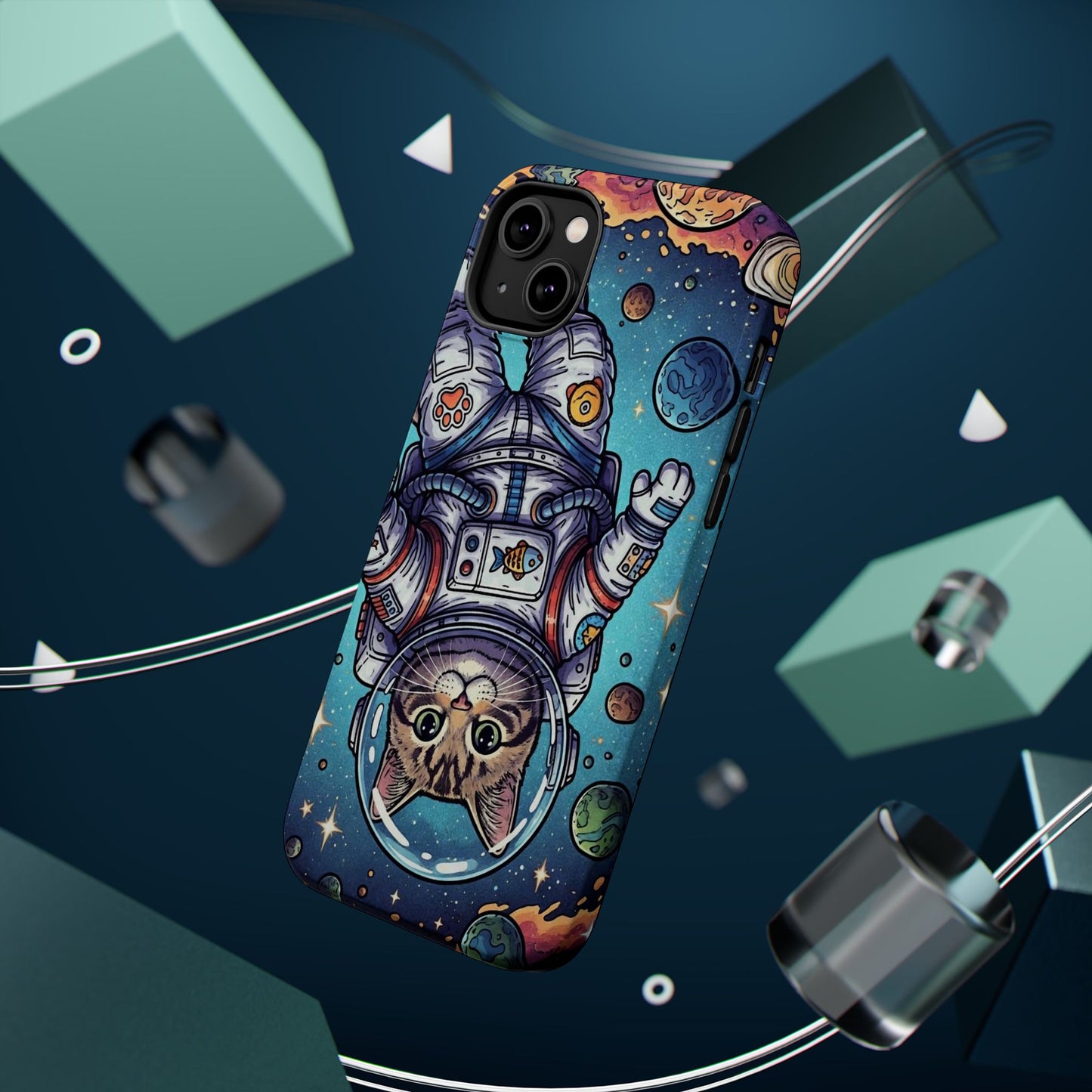 Astronaut Cat - Magnetic Phone Case