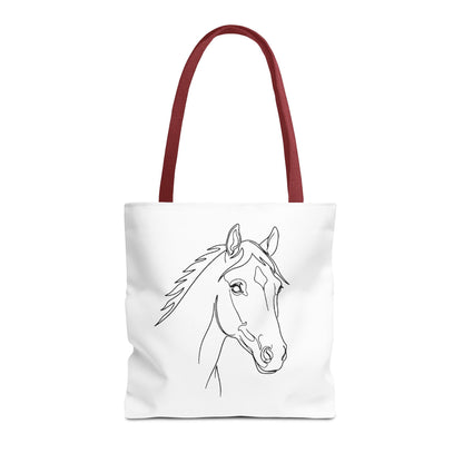 Horse Portrait Sketch - Tote Bag
