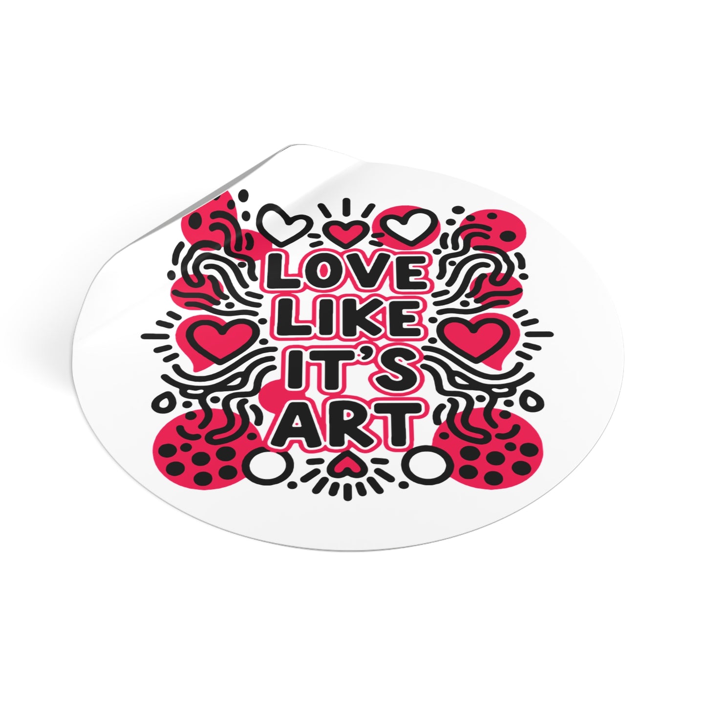Love Like It's Art - Stickers