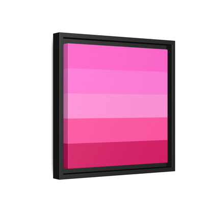 Valentine Rose Colors - Framed Canvas