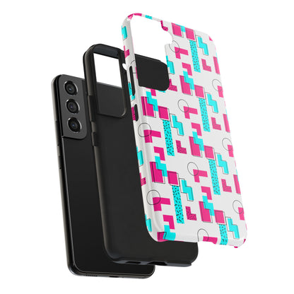 Retro Geometric Vibes - Phone Case