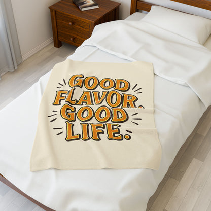 Good Flavor. Good Life. - Blanket