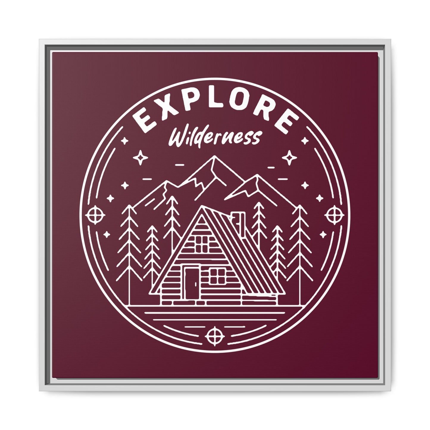 Explore Wilderness - Framed Canvas