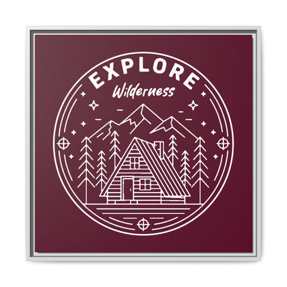Explore Wilderness - Framed Canvas