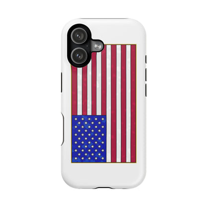 New Glory American Flag (Gold Edge Edition) - Magnetic Phone Case