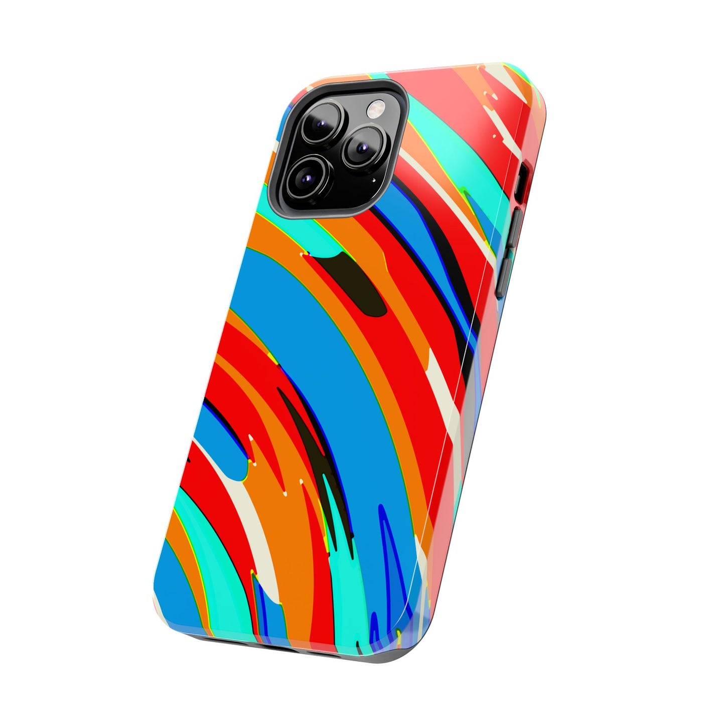 Abstract Rainbow Swirl Arc - Phone Case