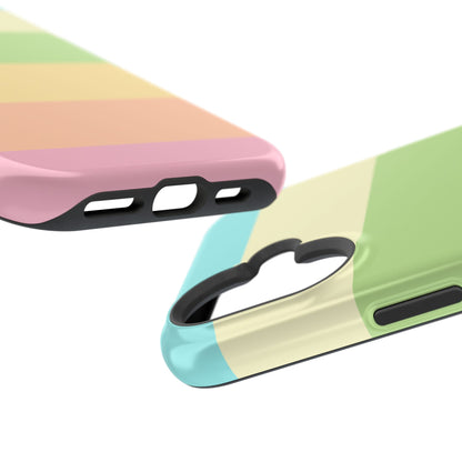 Pastel Stripes - Magnetic Phone Cover